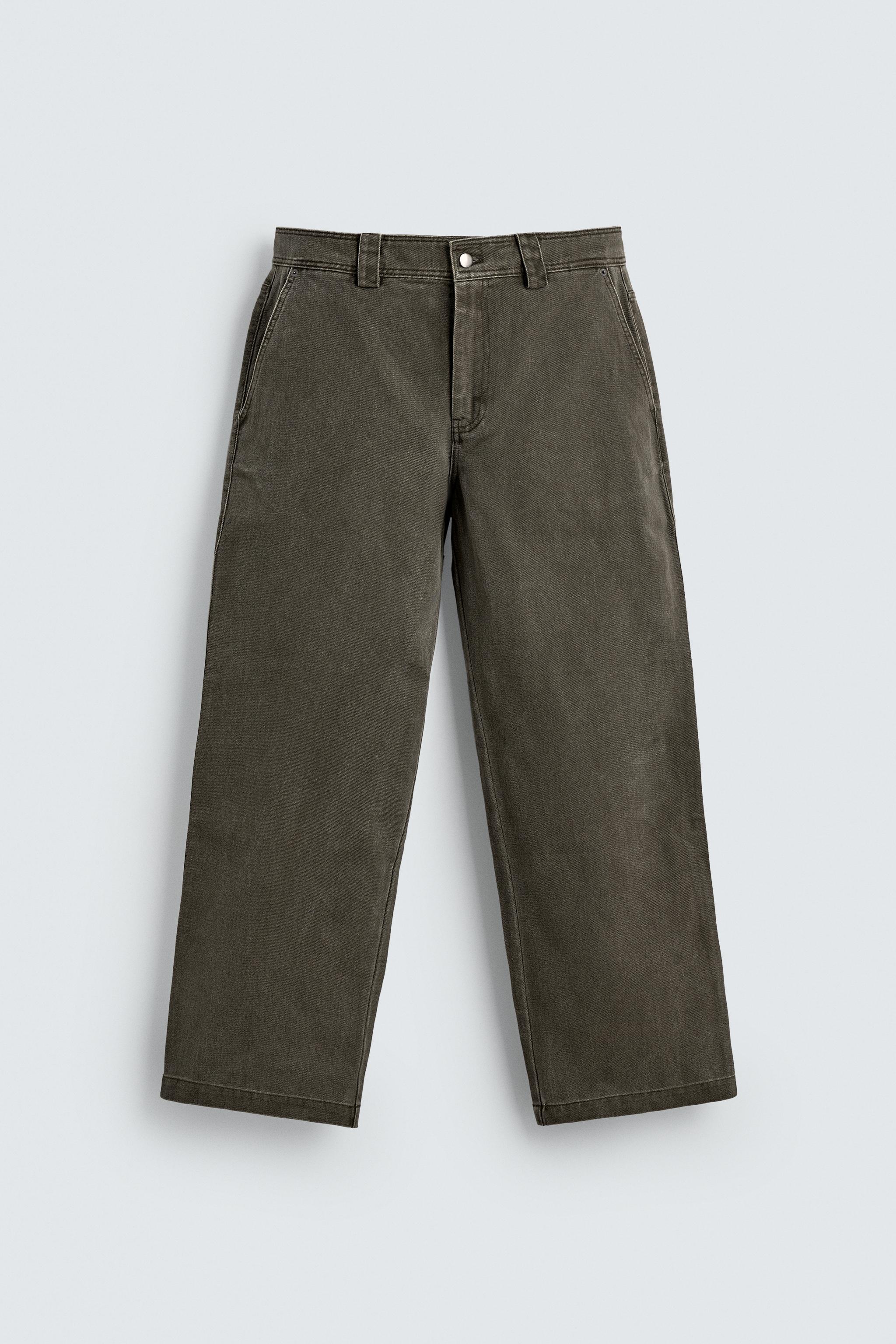 WASHED WIDE FIT PANTS